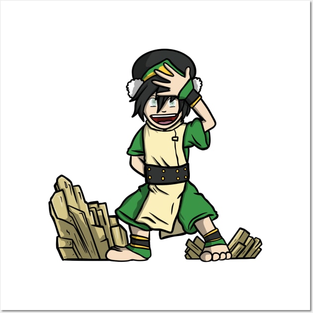 toph avatar the last airbender Wall Art by Matzavavatar 